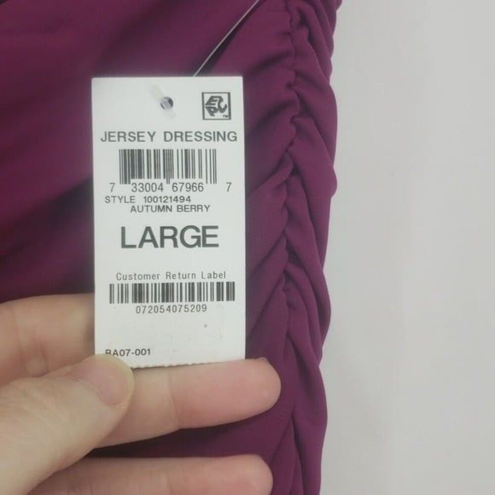 INC INTERNATIONAL CONCEPTS  Midi Skirt Autumn Berry L (AR) - Picture 9 of 9